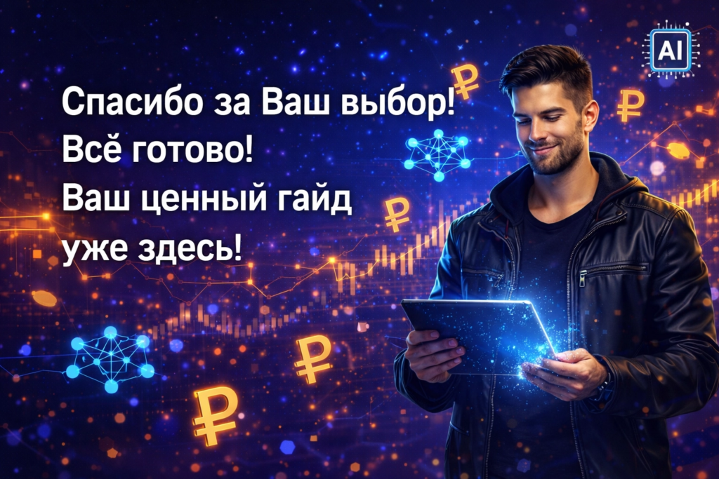 Нейросети для Чайников Твой Первый Заработок в Интернете Без Вложений - СПАСИБО ЗА ВАШ ВЫБОР